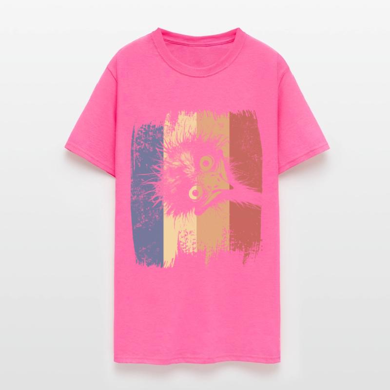 Bird ostrich emu ostrich funny bird retro