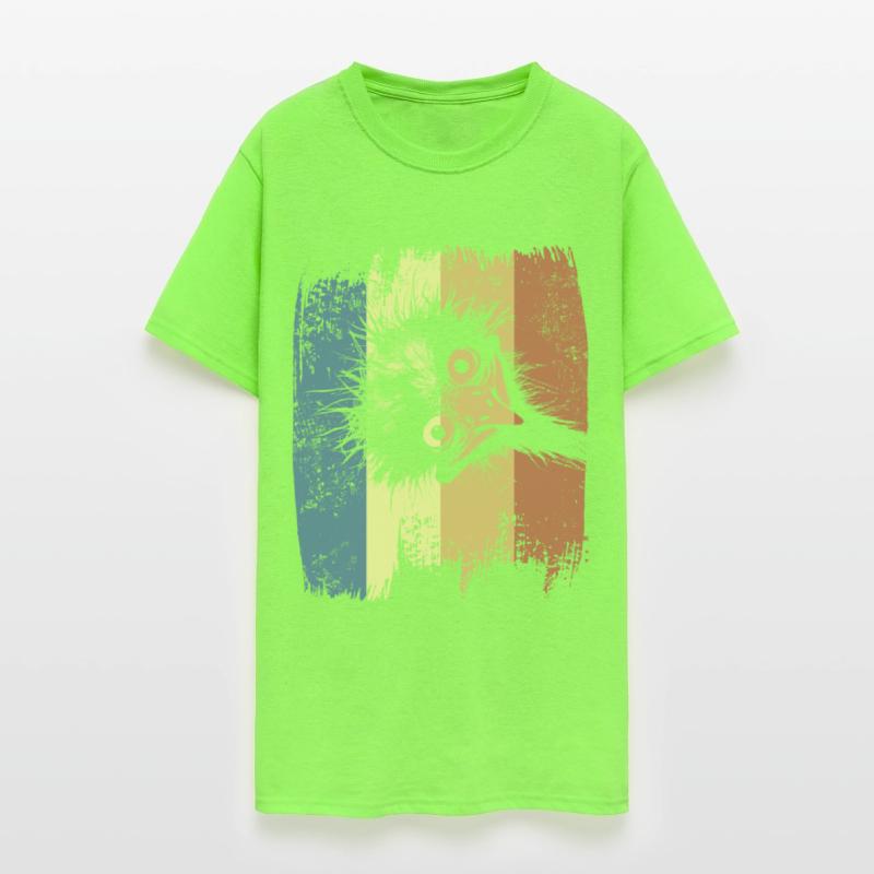 Bird ostrich emu ostrich funny bird retro