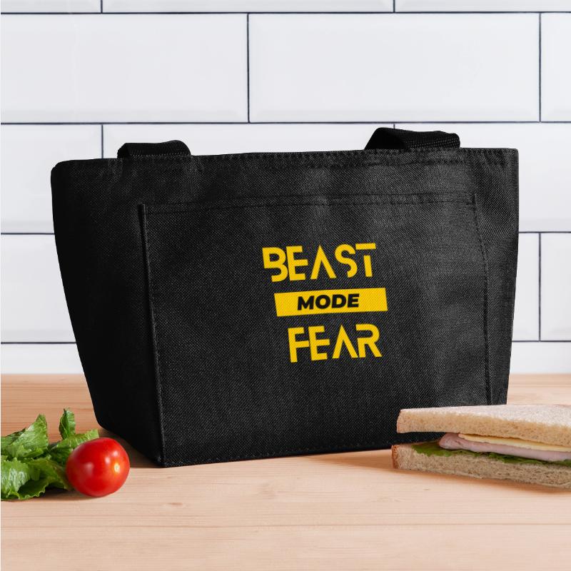 Black Yellow beast Typography T Shirt