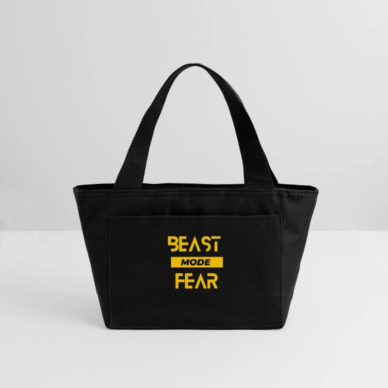 Black Yellow beast Typography T Shirt
