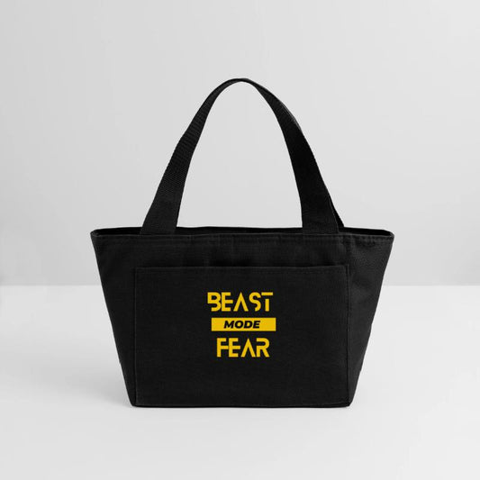 Black Yellow beast Typography T Shirt