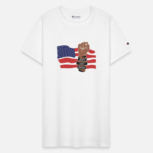 Blm American Flag Fist Of Protest