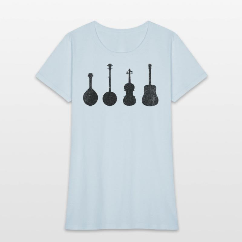 Bluegrass Music Instruments Minimalist