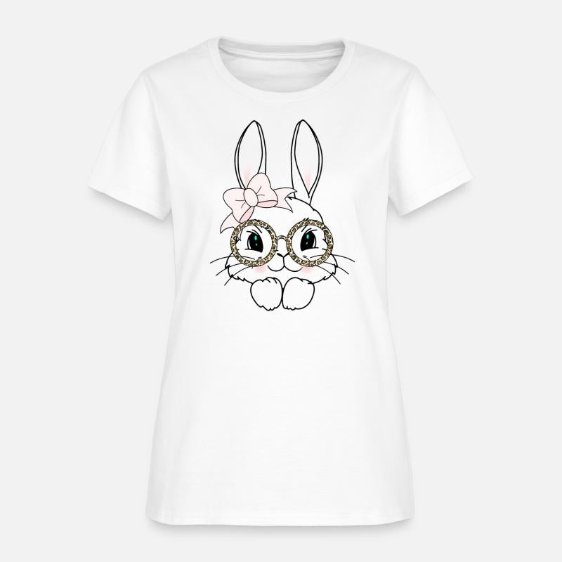 Bunny Face Easter Animal Print Glasses Spring