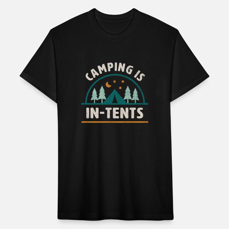 Camping is in-tents Funny Camper Saying Tent Gift