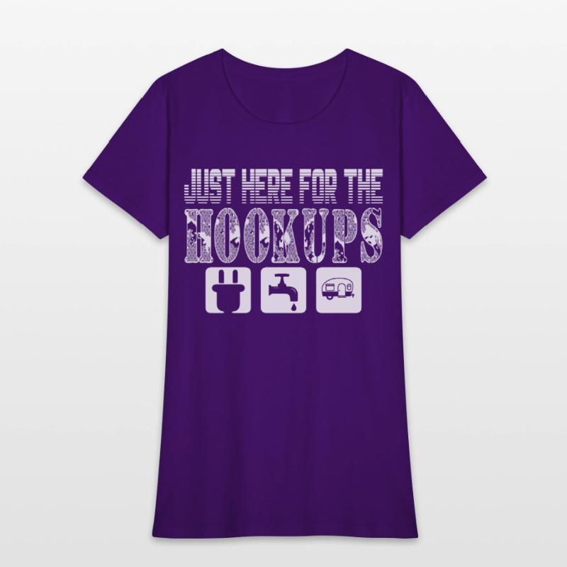 Camping RV Motorhome Just Here For The Hookups