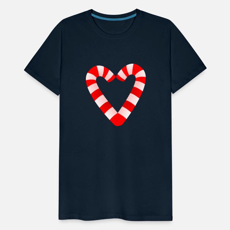 Candy Cane Hearts Santa
