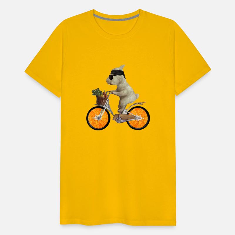 Capybara Riding Orange Bicycle Carrying Vegetables