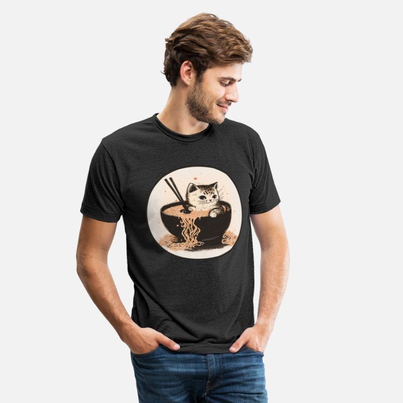 Cat Cat Ramen Noodles Cute Kitten Noodle Soup