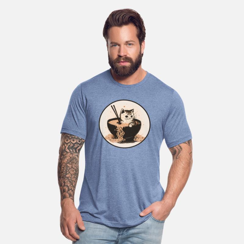 Cat Cat Ramen Noodles Cute Kitten Noodle Soup