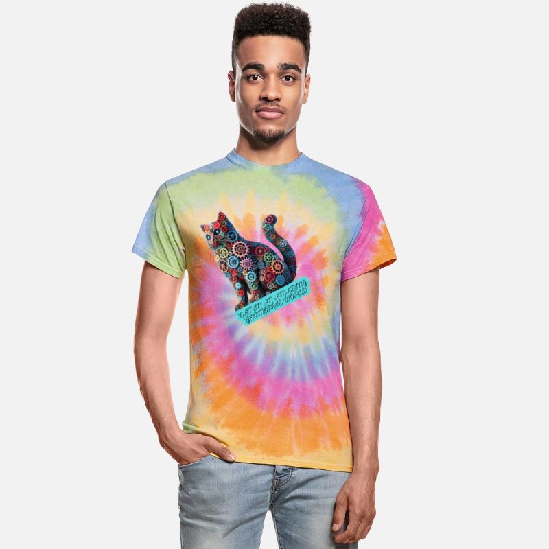 Cat in an amazing geometric world