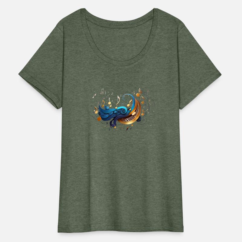 Celestial Music Waves: Abstract Notes and Flow