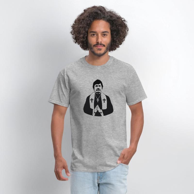 Charles Bronson Priest T-Shirt - Vintage Hollywood