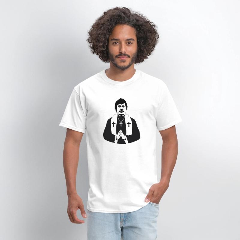 Charles Bronson Priest T-Shirt - Vintage Hollywood