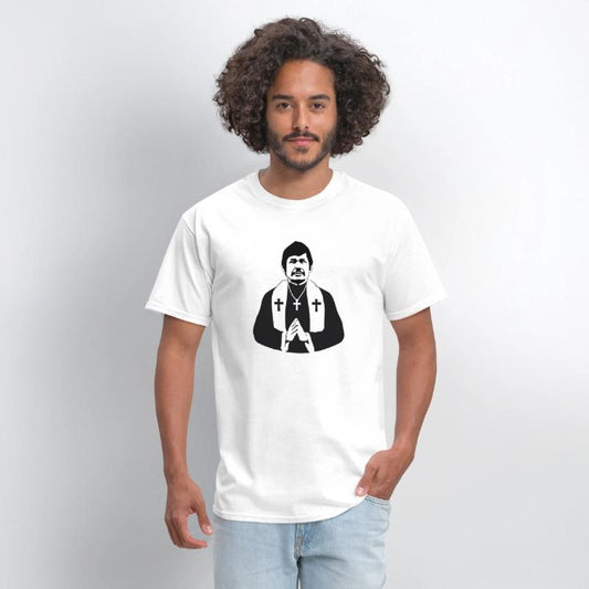 Charles Bronson Priest T-Shirt - Vintage Hollywood