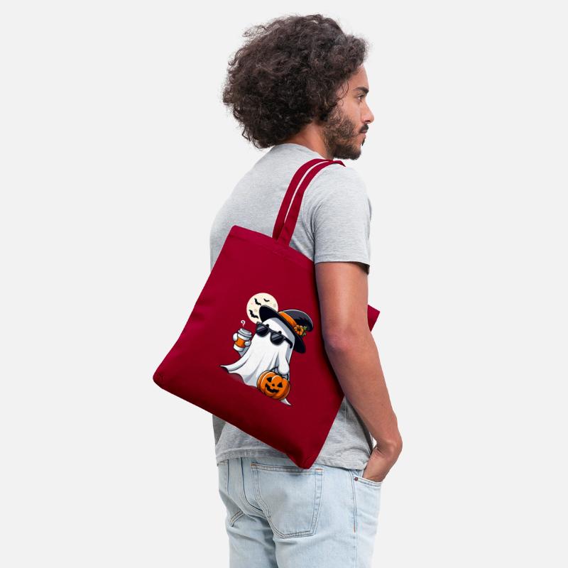 Chic Ghost with Halloween Accessories