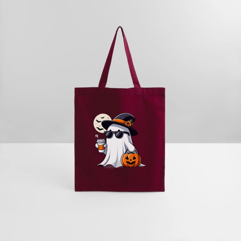 Chic Ghost with Halloween Accessories