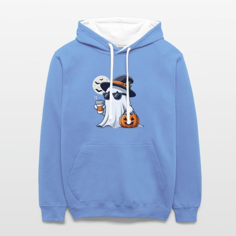 Chic Ghost with Halloween Accessories