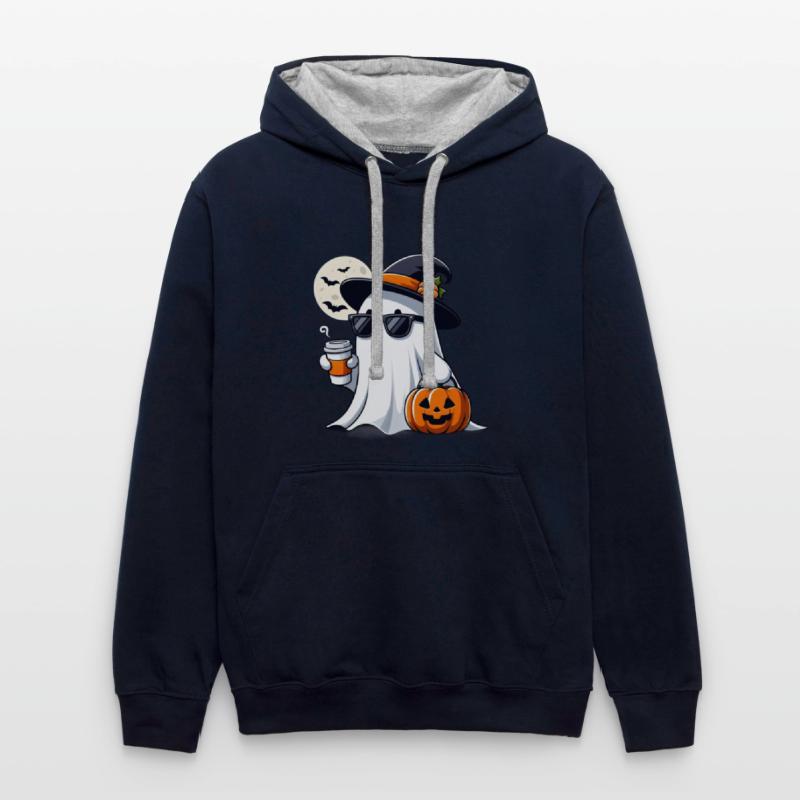 Chic Ghost with Halloween Accessories