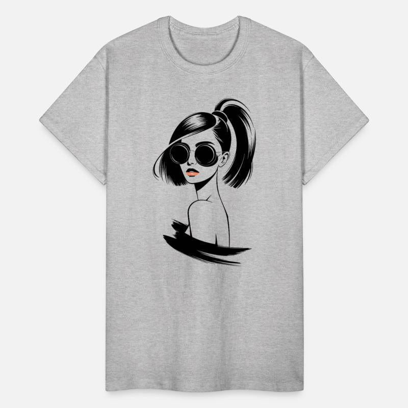 Chic Retro Sunglasses Fashion Illustration