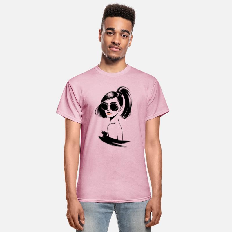 Chic Retro Sunglasses Fashion Illustration