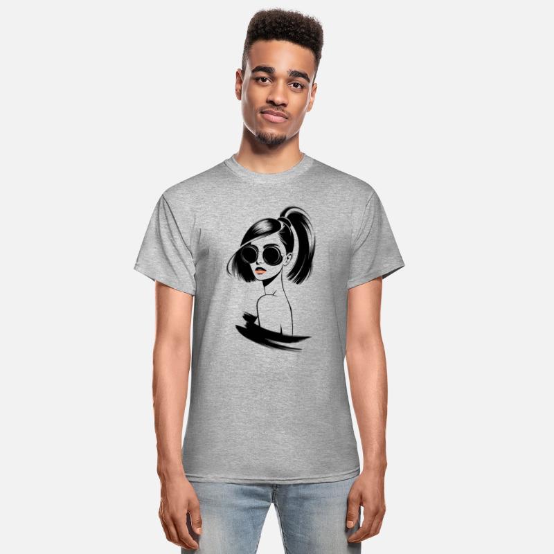 Chic Retro Sunglasses Fashion Illustration