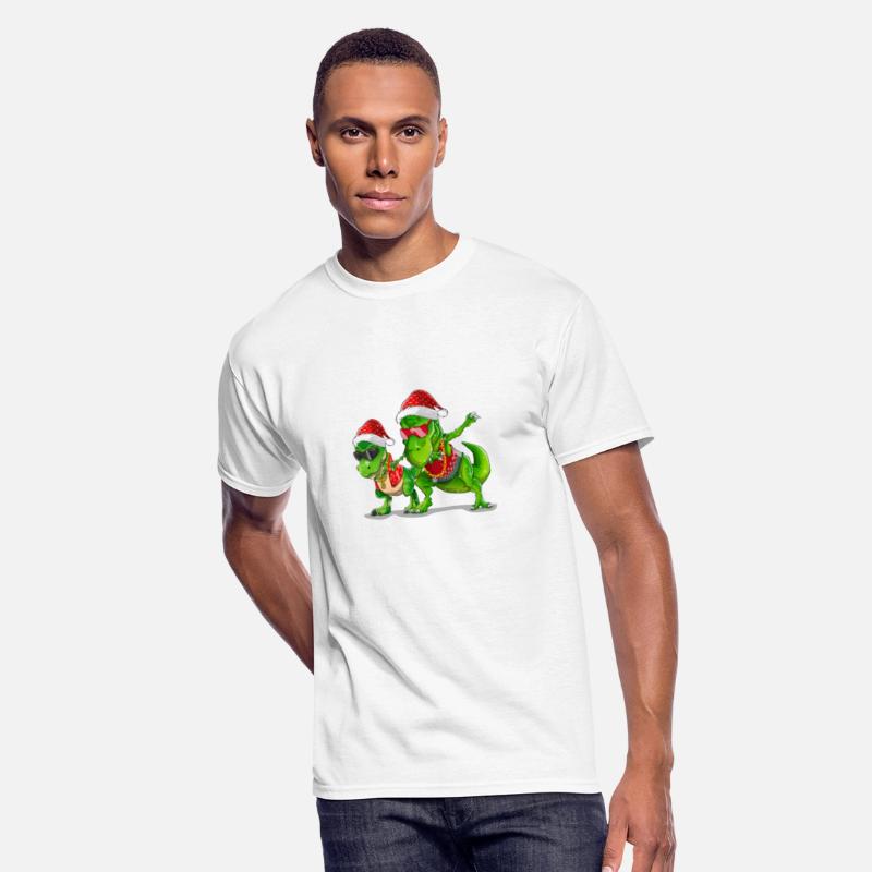 Christmas T Rex Dinosaur Rapper Dabbing Boys