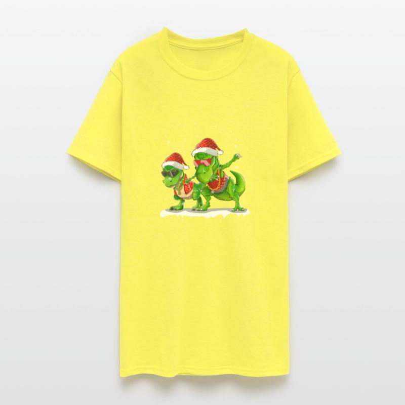 Christmas T Rex Dinosaur Rapper Dabbing Boys