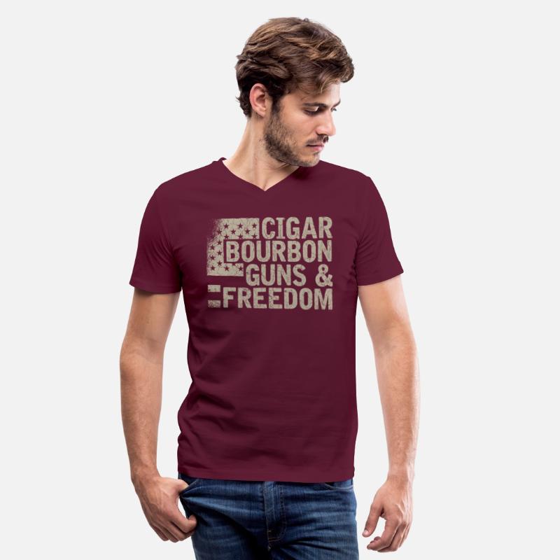 cigar, bourbon, guns freedom