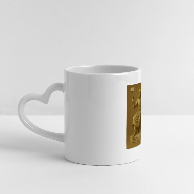 Classical Philosopher Selfie Sculpture