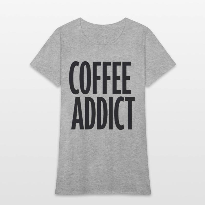 Coffee Addict Minimalist Typography