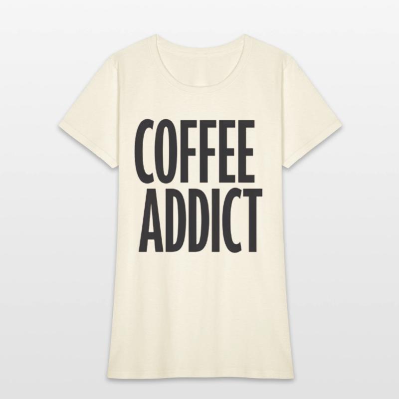 Coffee Addict Minimalist Typography