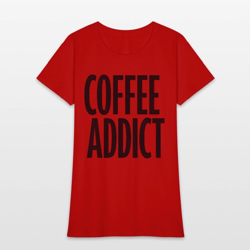 Coffee Addict Minimalist Typography