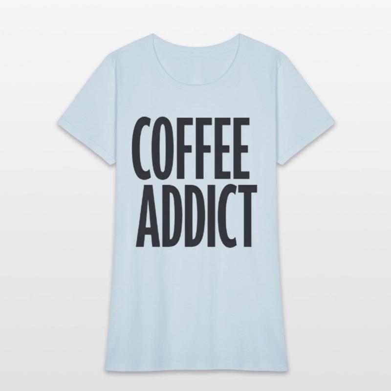 Coffee Addict Minimalist Typography
