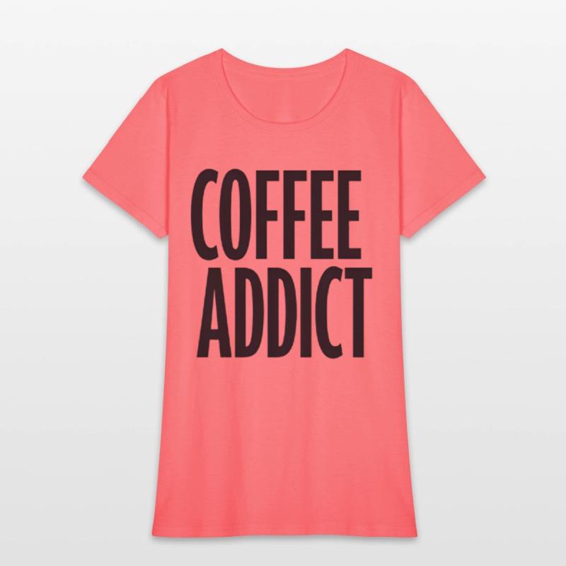 Coffee Addict Minimalist Typography