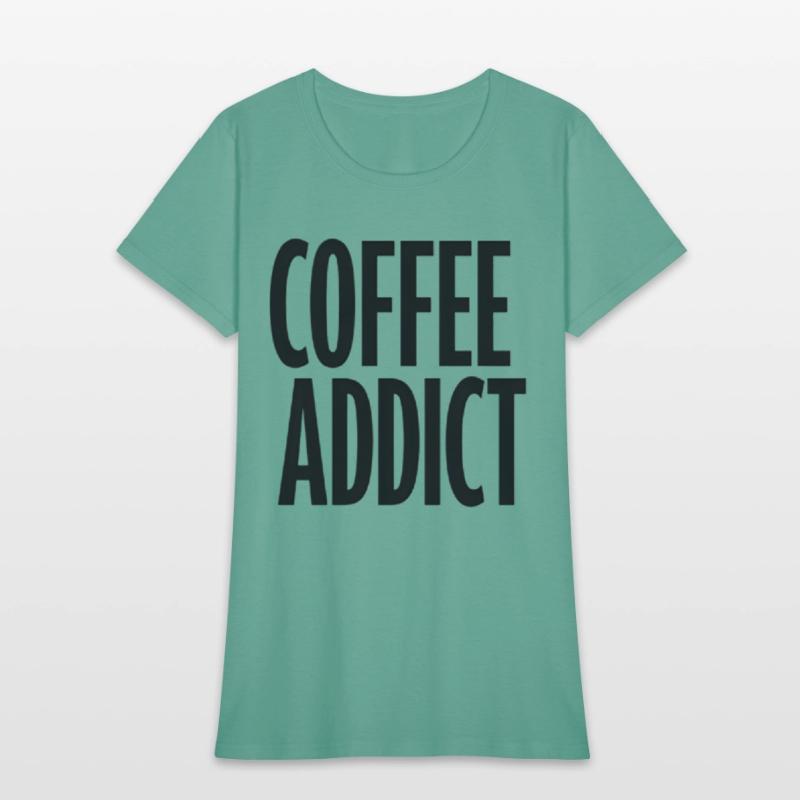 Coffee Addict Minimalist Typography