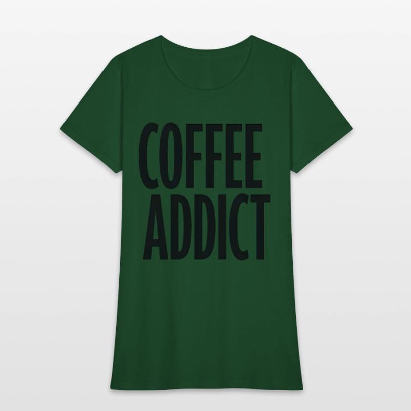 Coffee Addict Minimalist Typography
