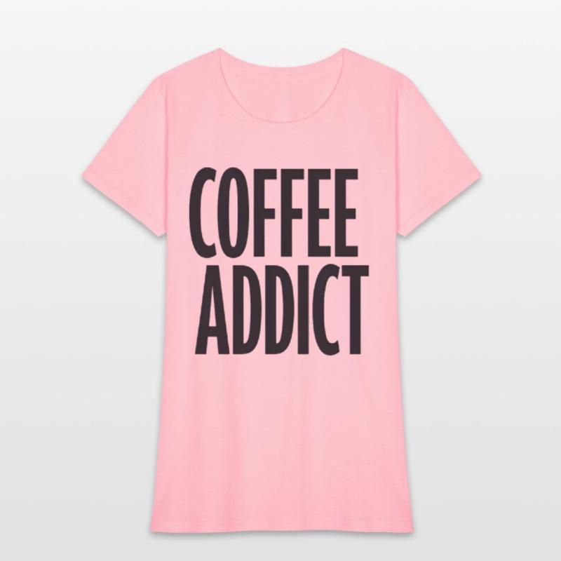Coffee Addict Minimalist Typography
