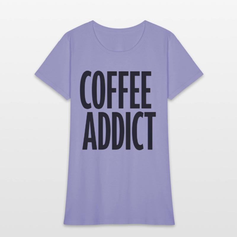 Coffee Addict Minimalist Typography