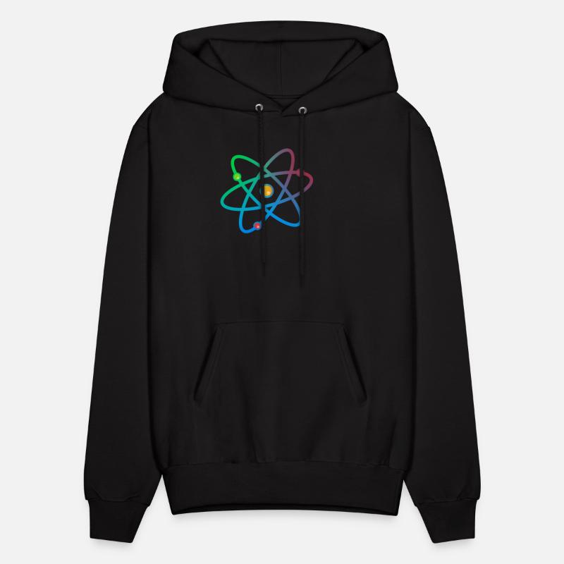 Colorful atom neutron electron