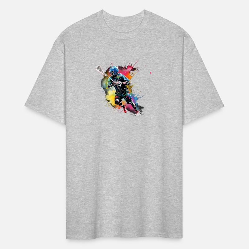 Colorful Lacrosse player Boy