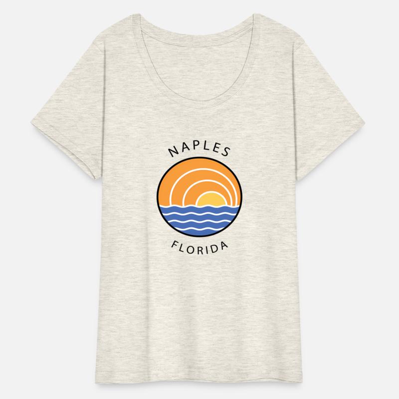 Colorful Sunset Naples Florida Ocean Palm Tree