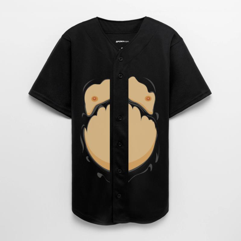 Comic Fat Belly, beer gut, beer belly, chest