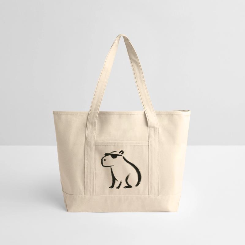 Cool Capybara – Minimalist Ink Animal Design