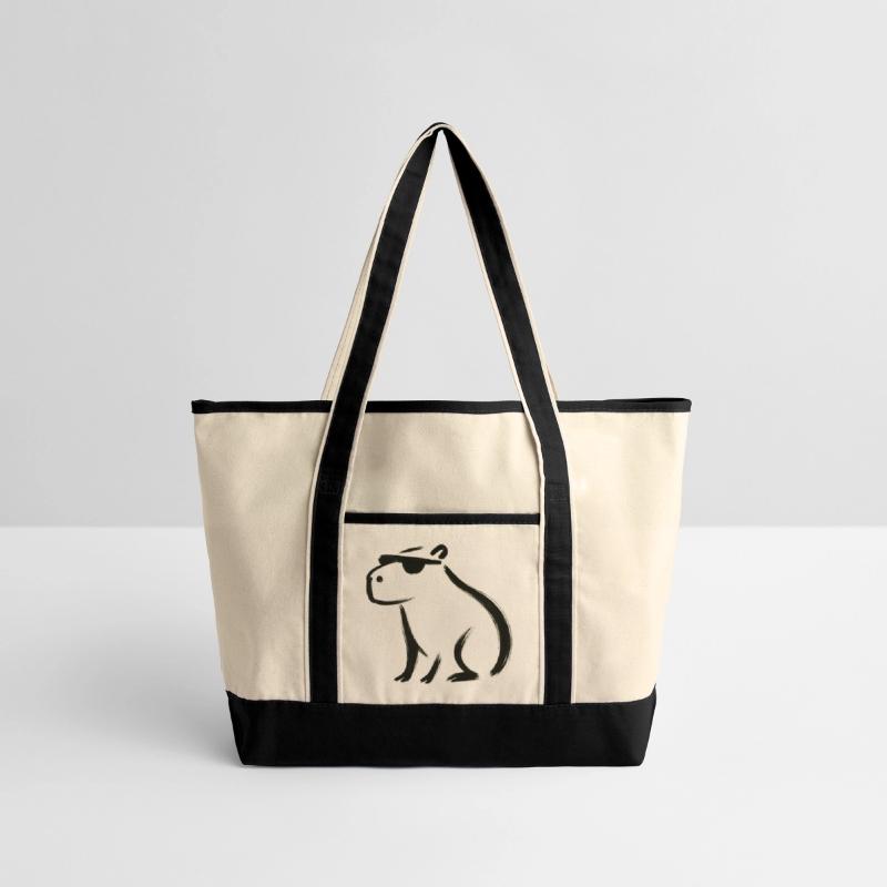 Cool Capybara – Minimalist Ink Animal Design