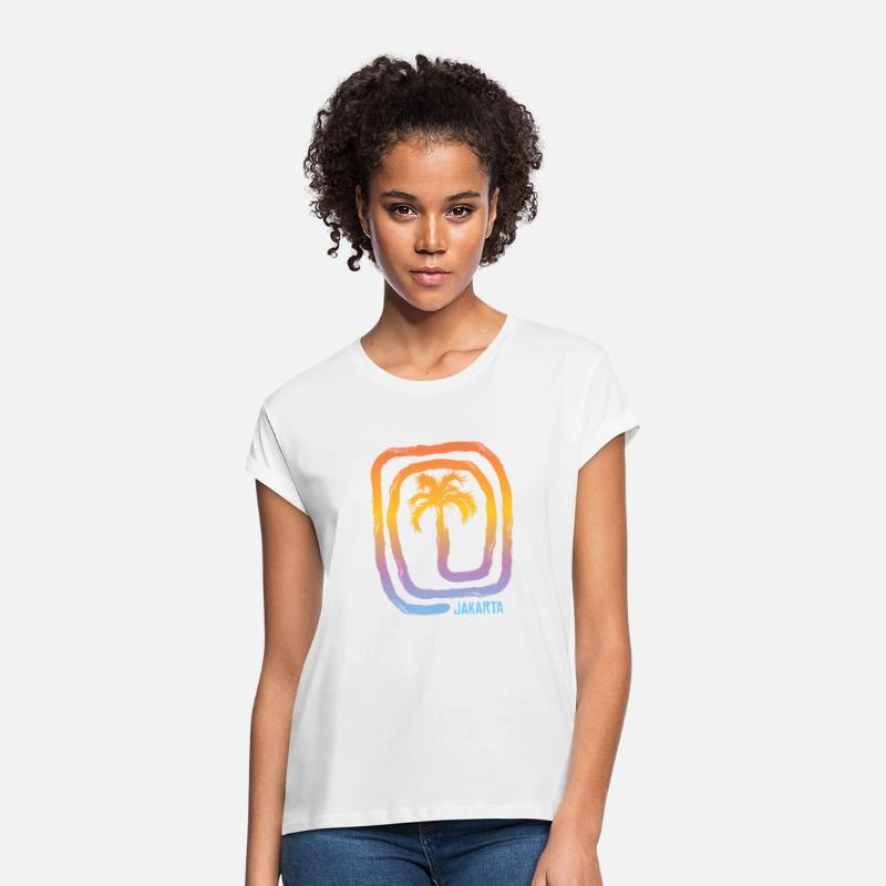 Cool Jakarta Indonesia Palm Tree Souvenir Vacation