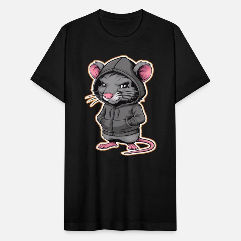 Cool Rat In A Stylish Hoodie