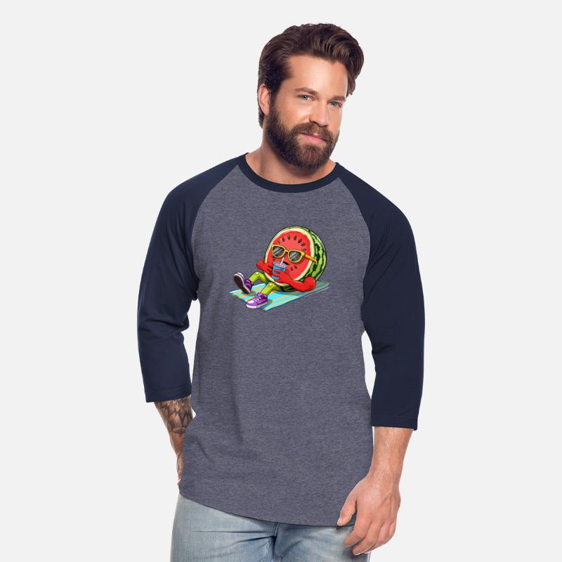 Cool Watermelon Summer Vibes Relaxing on the