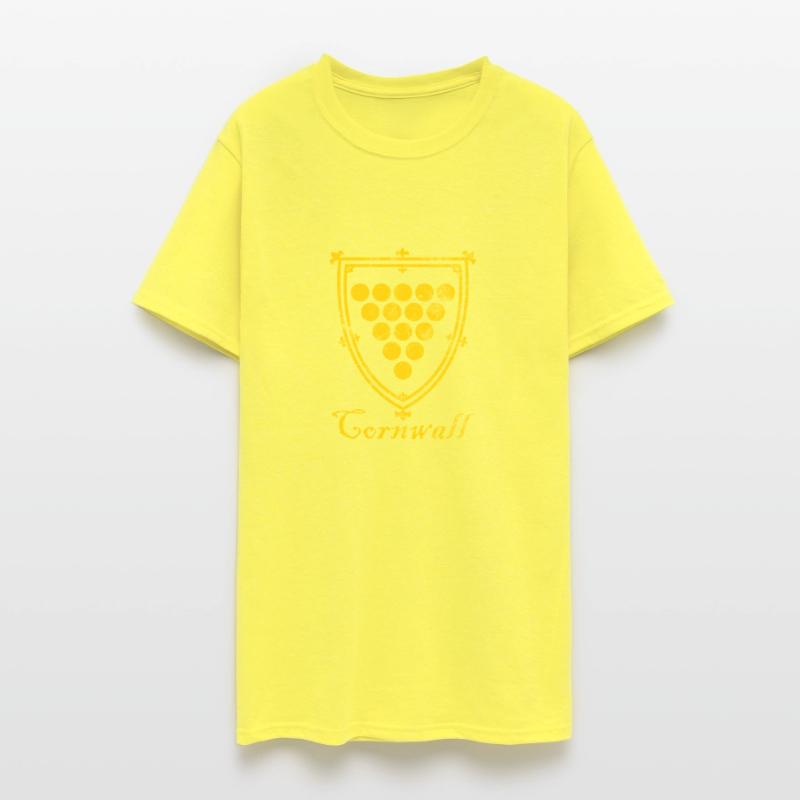 Cornwall Distressed Medieval Gold Cornish Shield