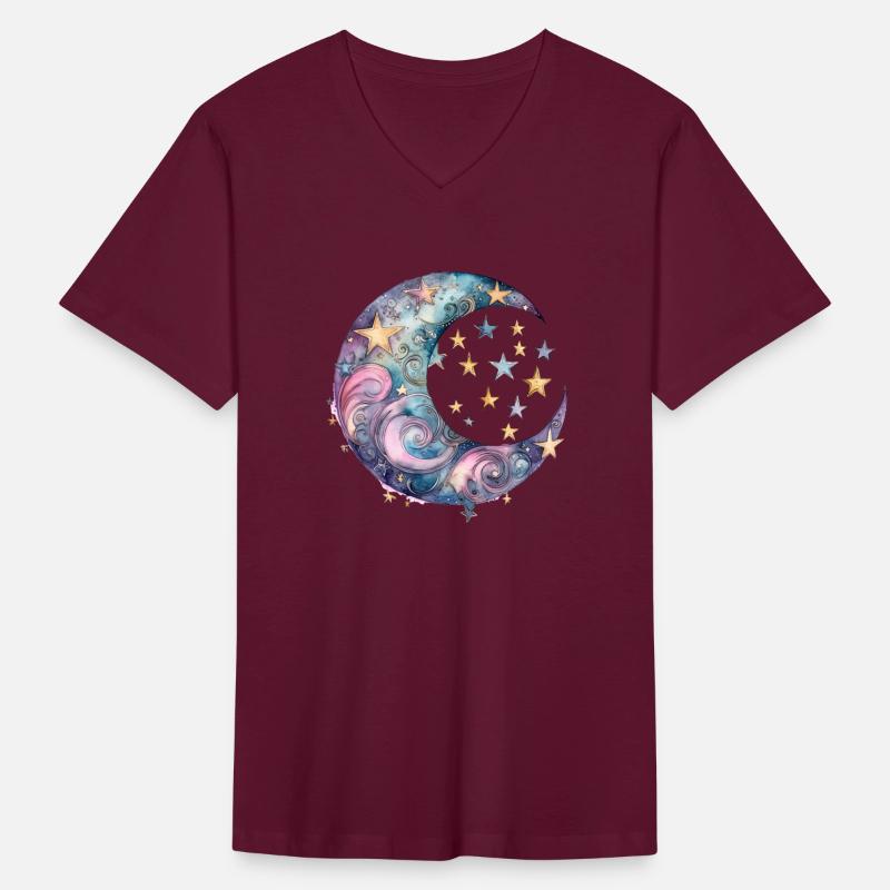 Cosmic Moon and Stars Space Galaxy Celestial